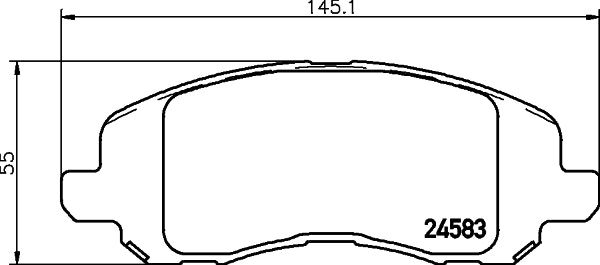 NF PARTS Jarrupala, levyjarru NF0013491